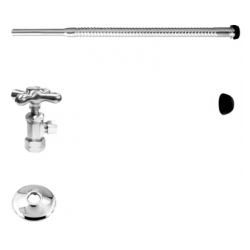 RKB0016 1/2" Nom. * 3/8" * 12" Corrugated Riser Kit - Cross Handle.